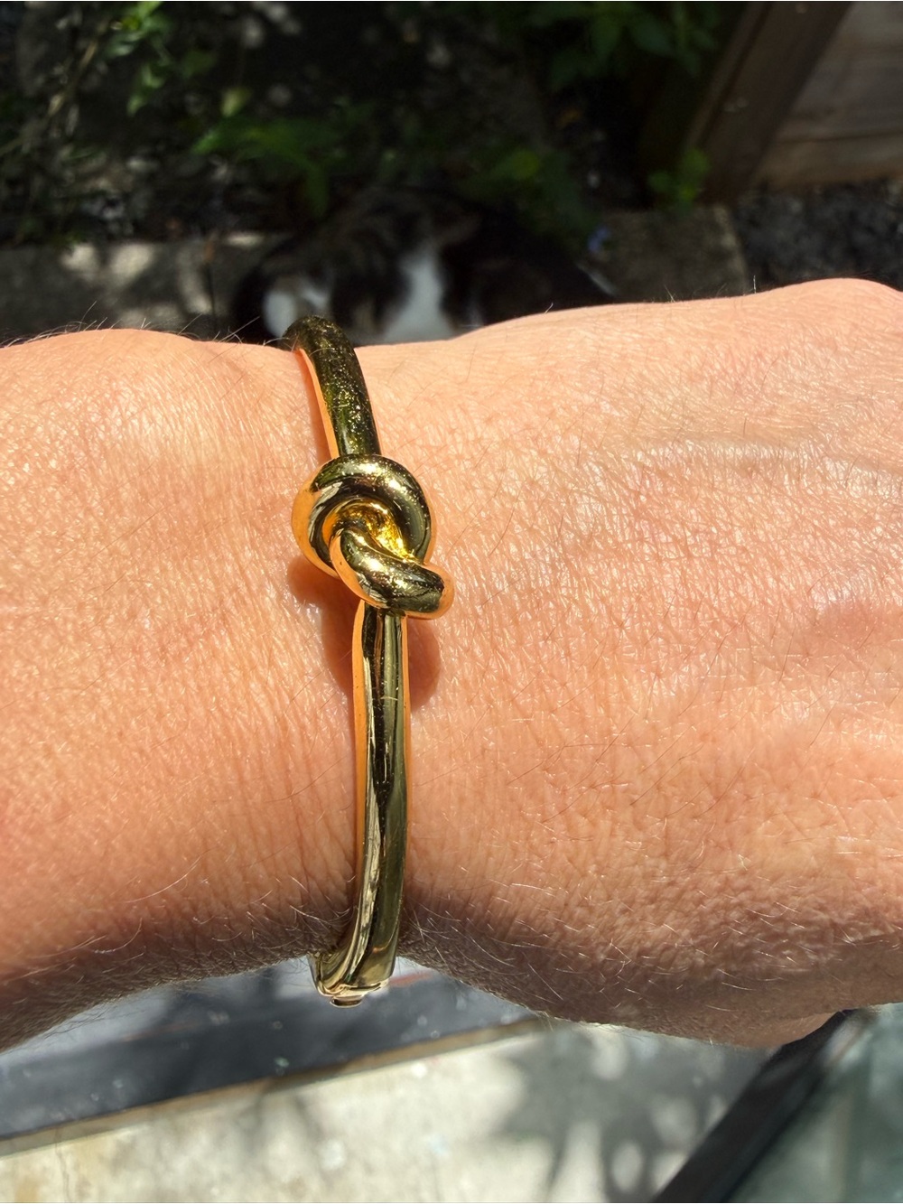 kate spade Gold Knot Bangle Bracelet